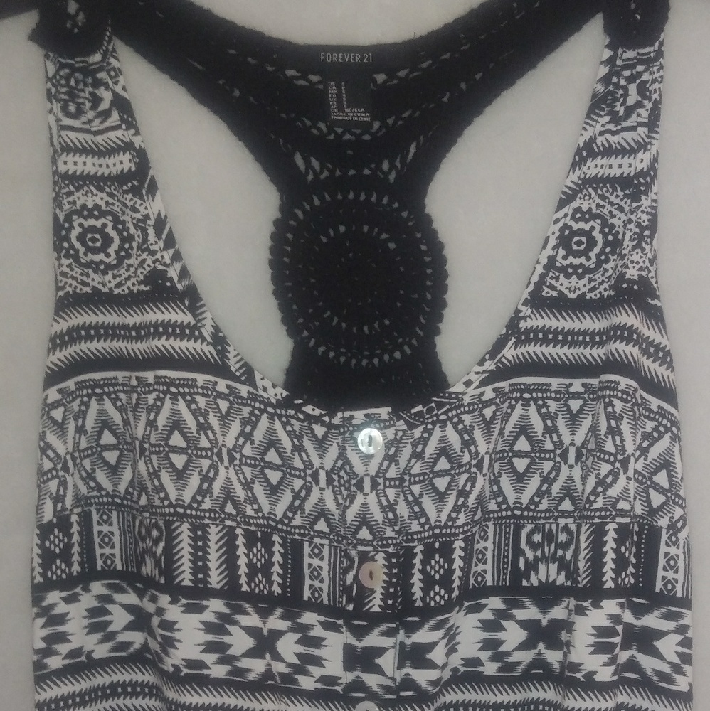 Forever 21 Romper l Ladies Short Set l T-back